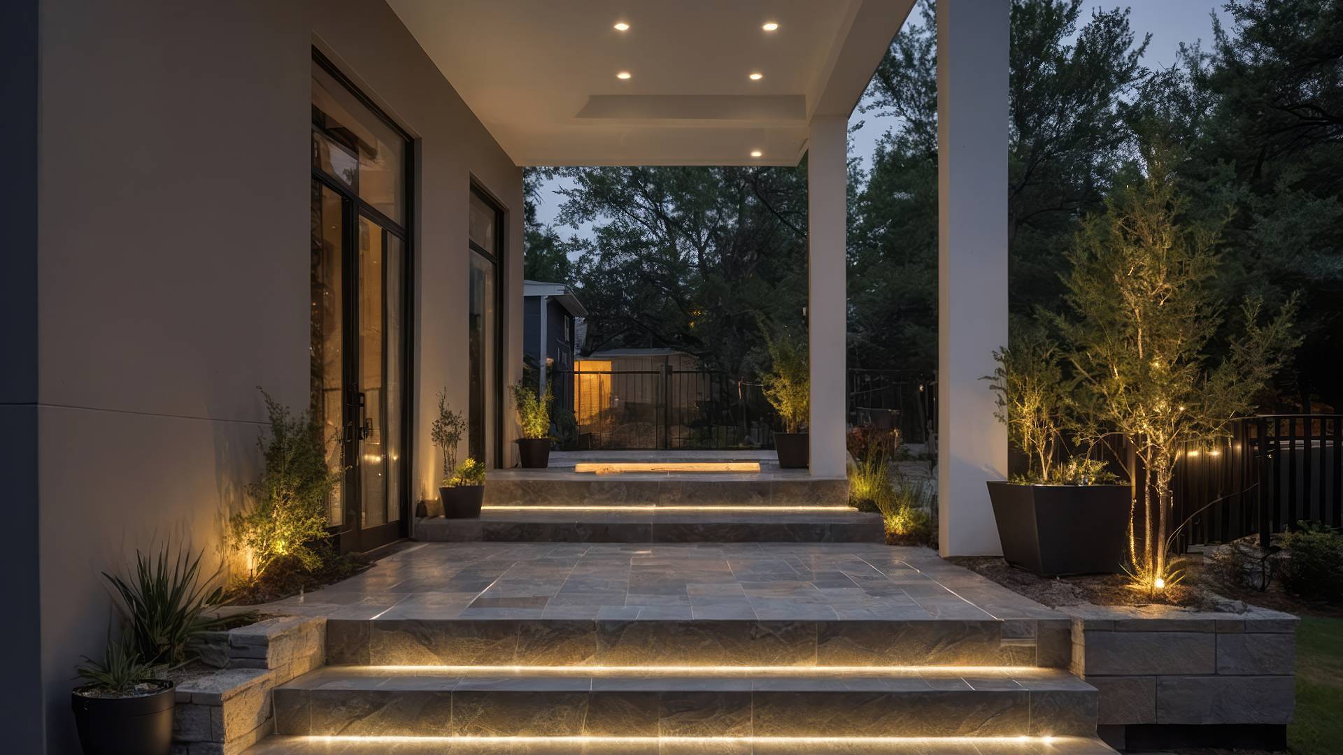 landscape lighting for north texas homes
